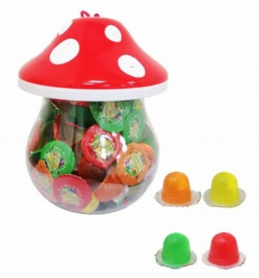 Želejkonfektes MUSHROOM JELLY JAR 100gb ()Ķīna