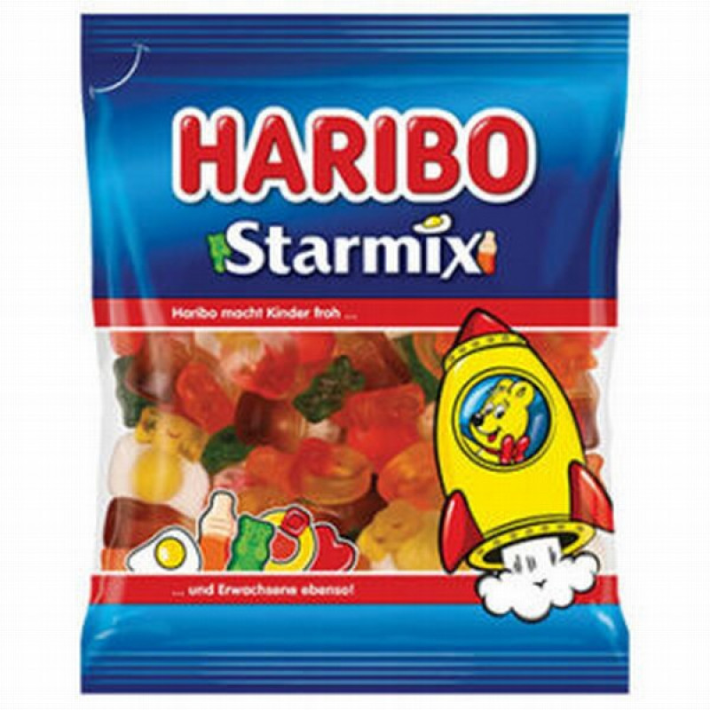 Želejkonfektes HARIBO Starmix 100g (12.06.27) Austrija
