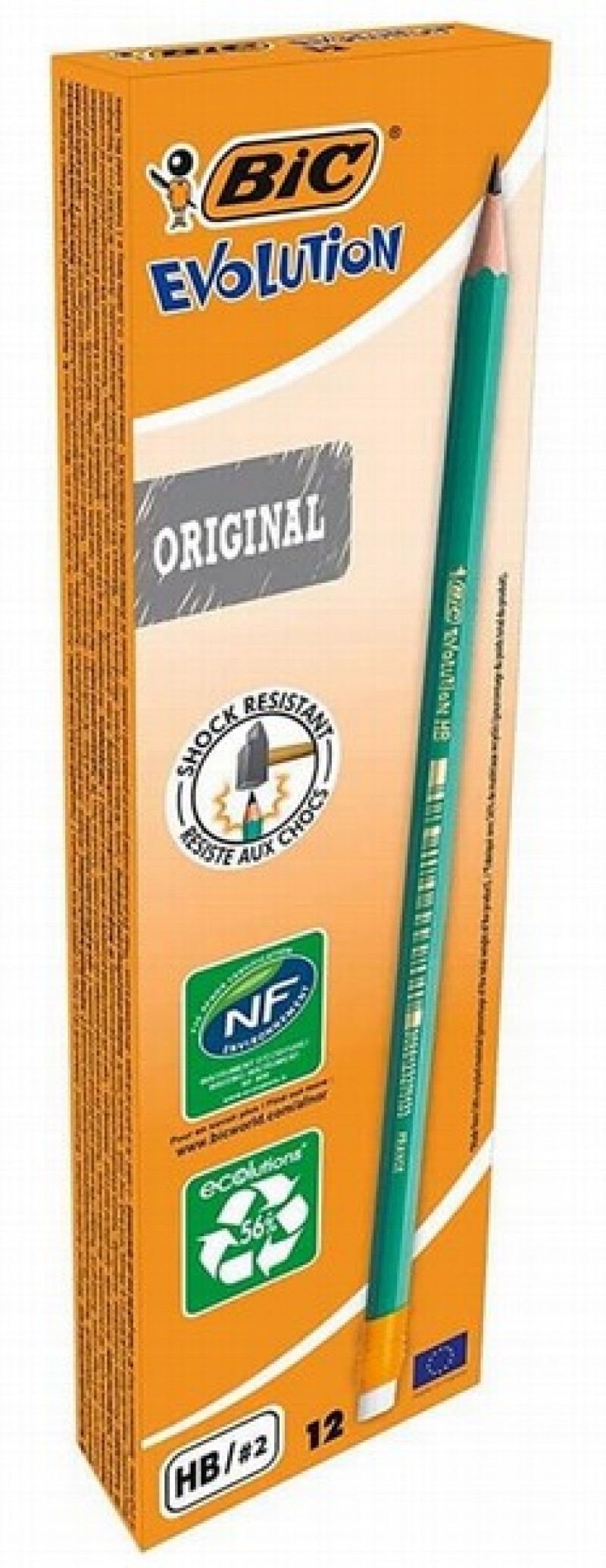 Zīmuļi parastie BIC 12gab (cena par 12 zīmuļiem) Francija 