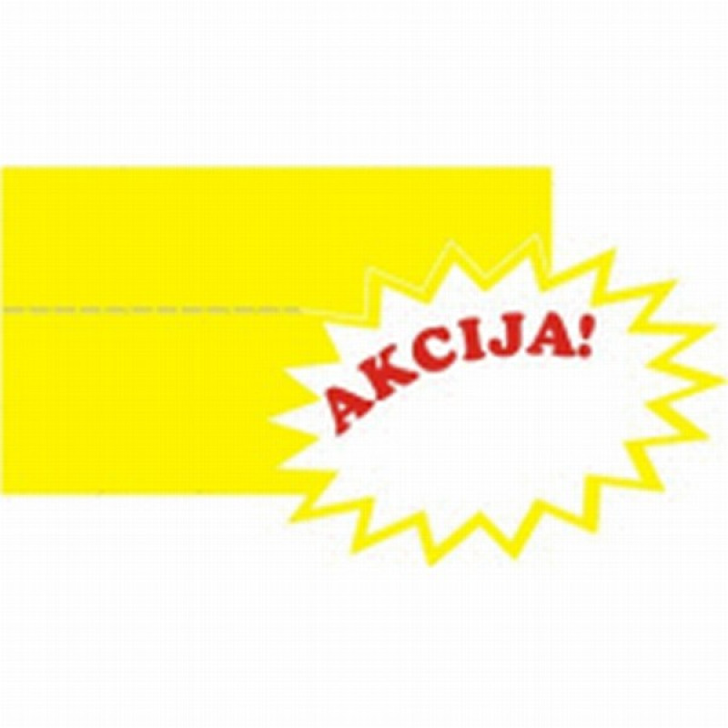 Etiķetes kartona ZVAIGZNE AKCIJA 20gb dažādas krāsas