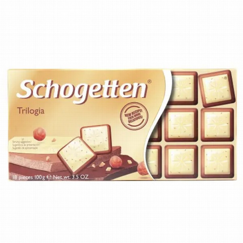 Šokolāde Schogetten Trilogia 100g  (31.03.26)
