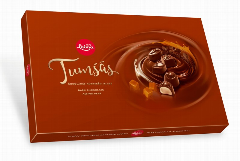 Konfekšu kaste Laima Asorti Tumšais 215g  (20.05.26) Latvija