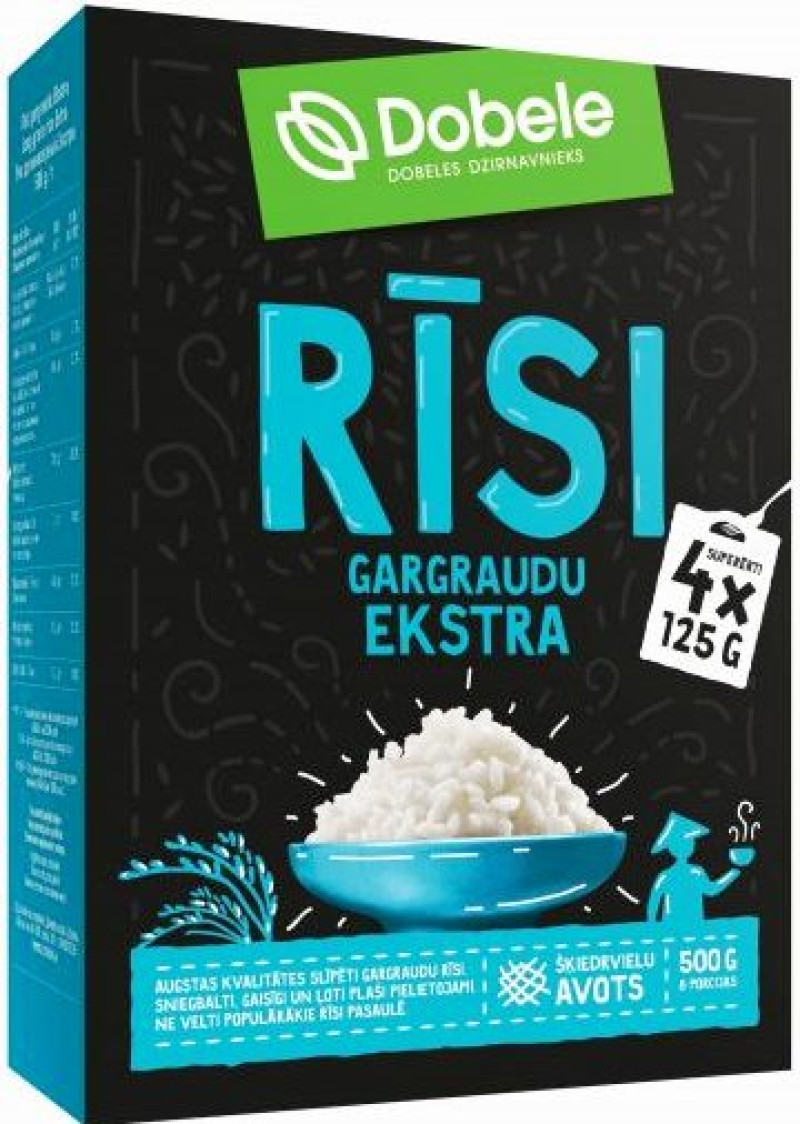 Rīsi gargraudu 4*125g Dobele 1/14 (25.03.26) LV