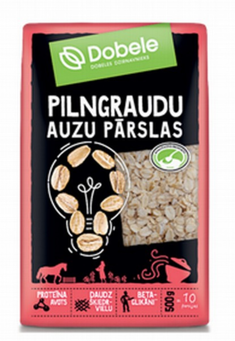 Auzu pārslas pilngraudu 500g Dobele 1/16 (24.11.26) LV