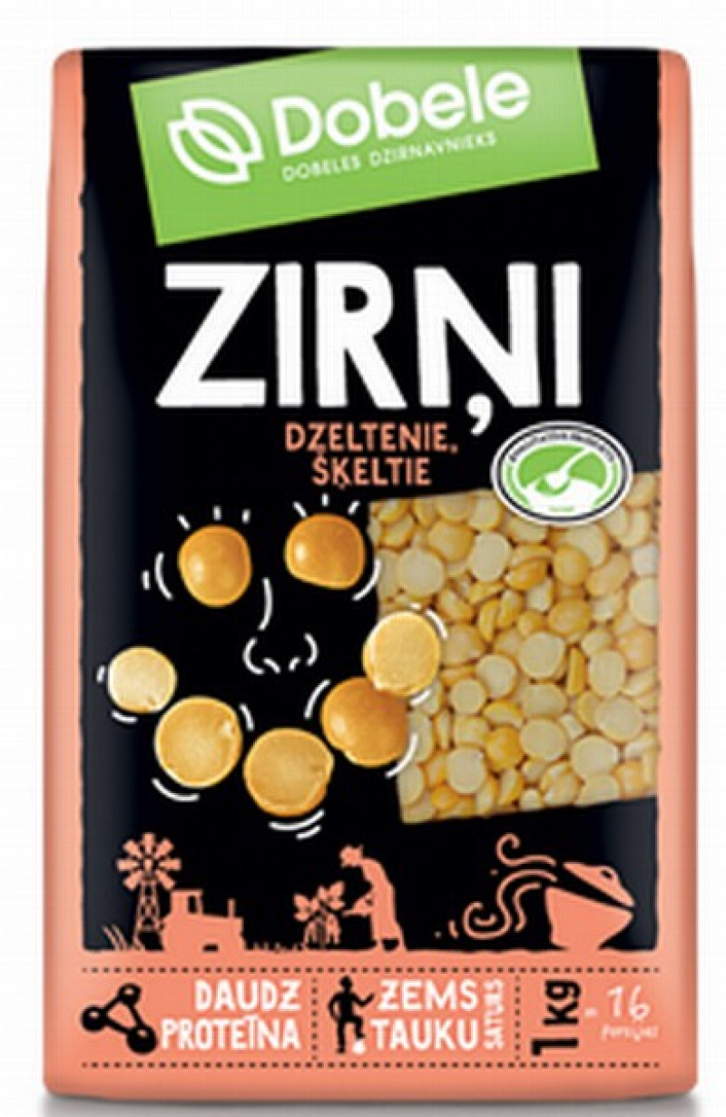 Zirņi šķeltie 1kg Dobele (31.079.2026)