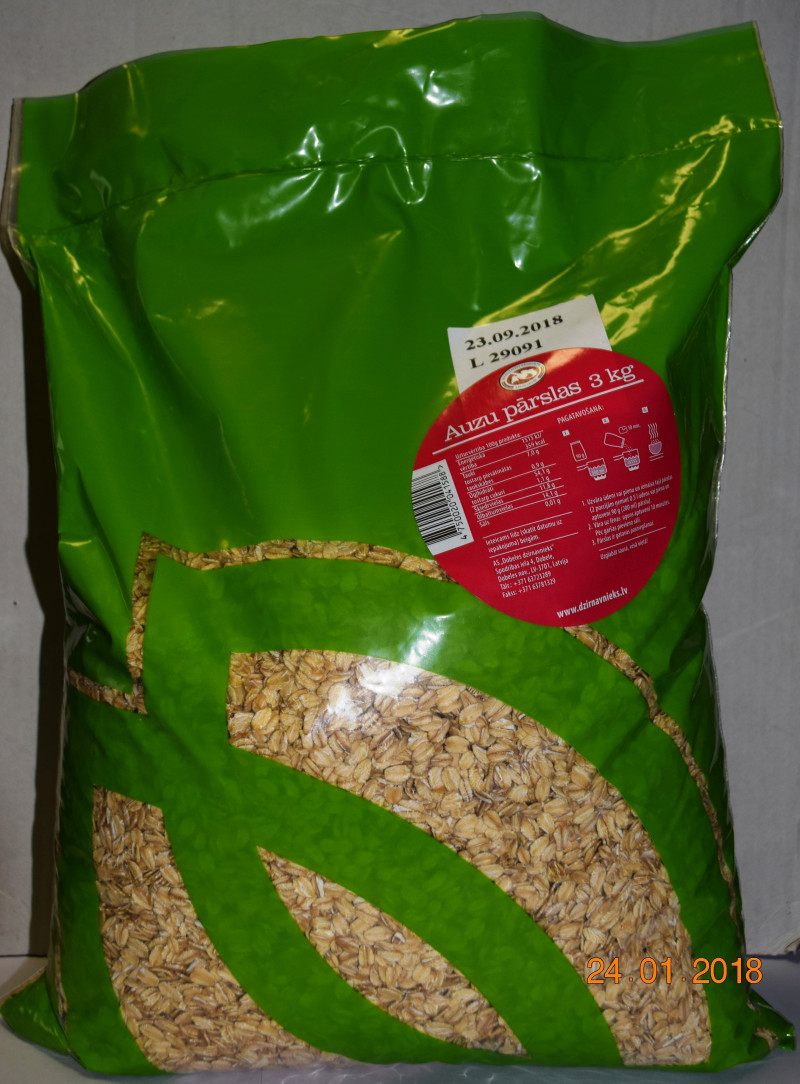 Auzu pārslas 3kg Dobele (1.19 eur/kg) (22.01.27) Latvija LABA CENA