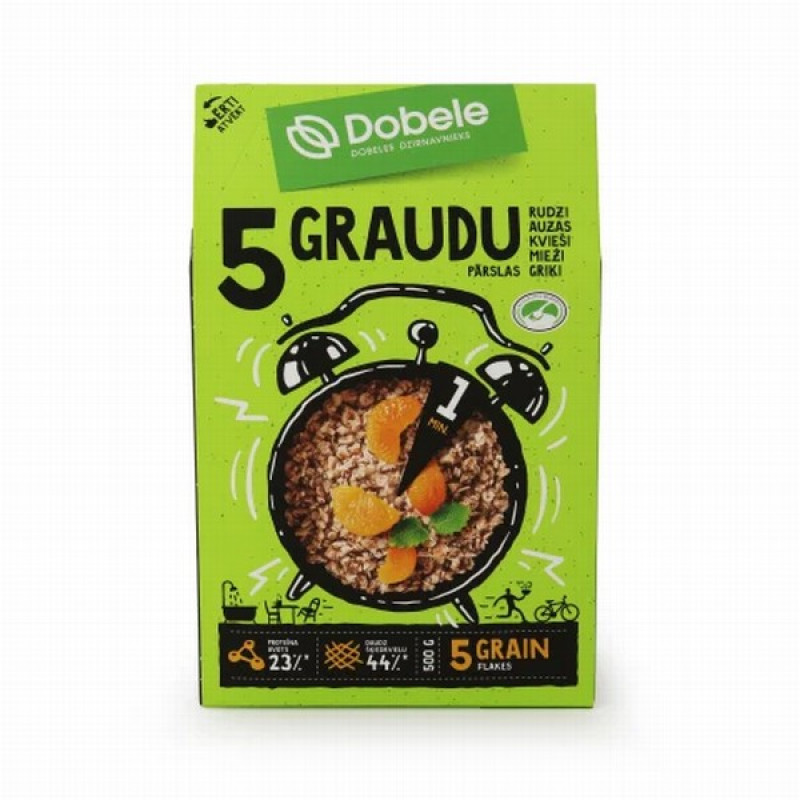 5-graudu pārslas 500g Dobele 1/10 (26.01.27) Latvija