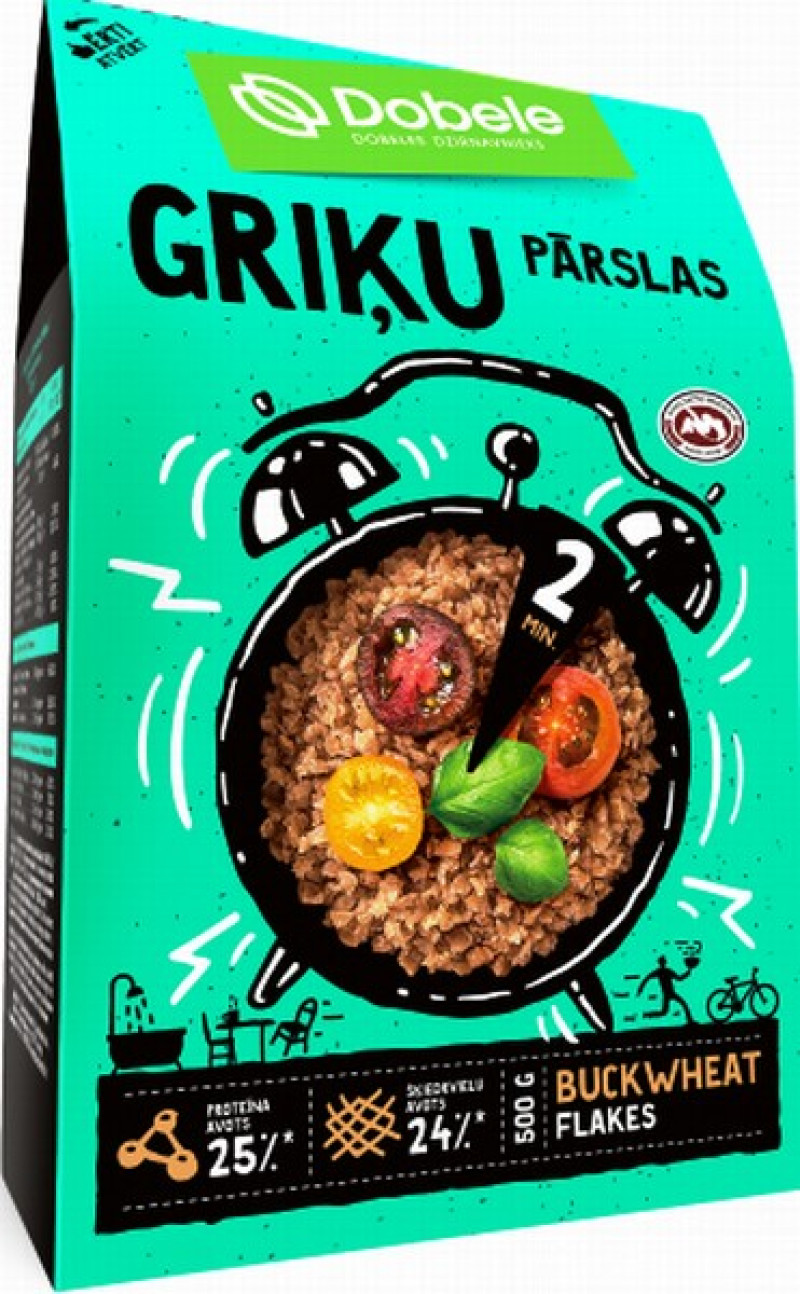 Griķu pārslas 500g Dobele (19.12.25) 1/10