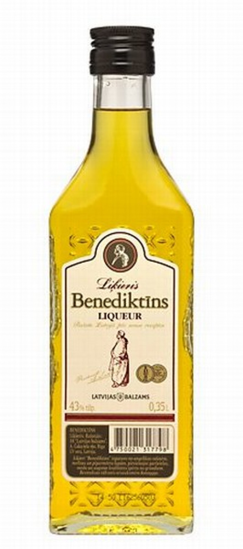 Benediktīns liķieris 0.35L 43%