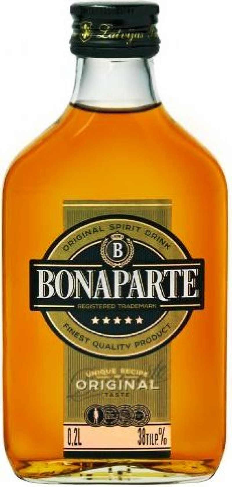 Bonaparte stiprs alkoholisks dzēriens 0.2L 38% Latvija