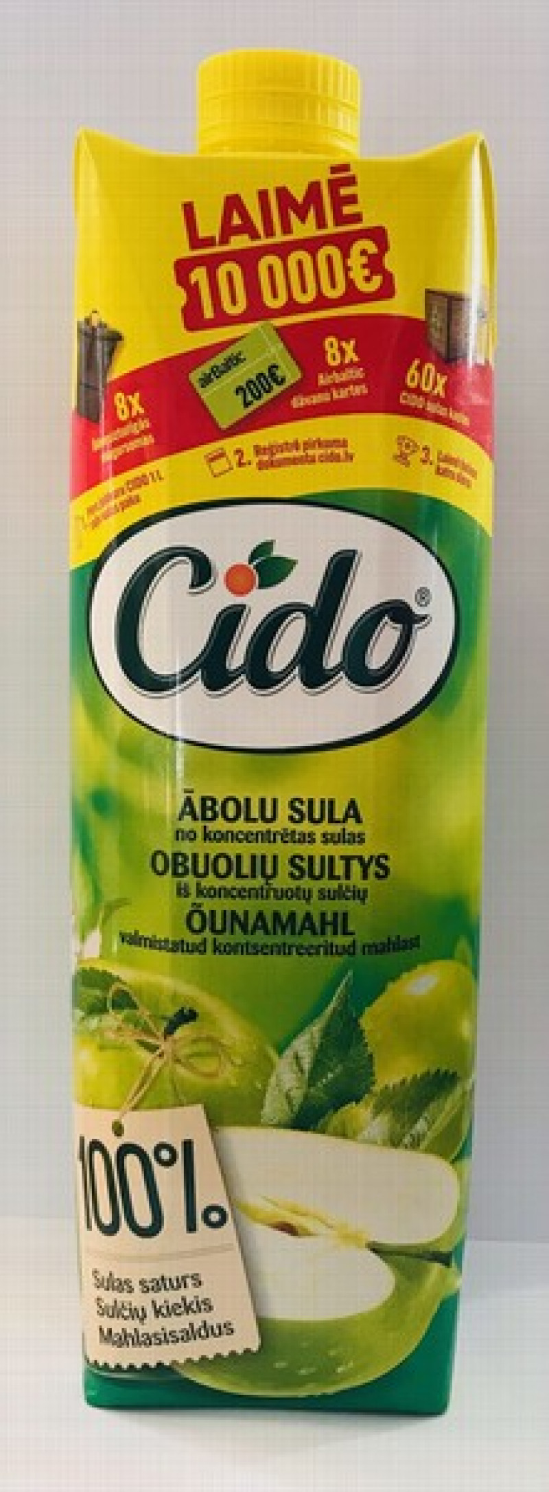 Sula Cido ābolu 1L 1/15 (31.01.26) Latvija