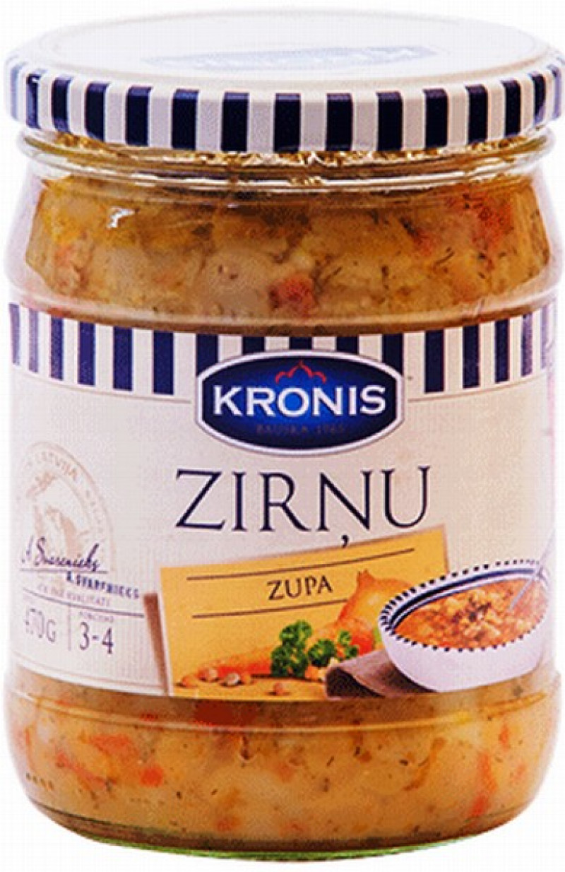 Zirņu zupa Kronis 470g (03.01.2027) Latvija