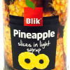 Ananāsu šķēlītes sīrupā 560g Blik 1/24 (15.01.29) TH