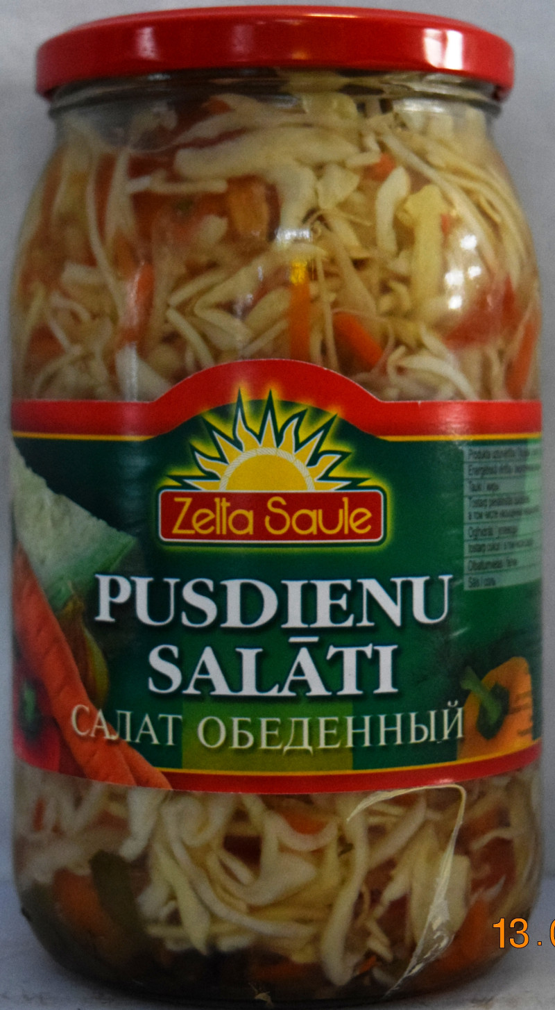 Salāti Pusdienu 0.9L Zelta Saule 1/12 (03.11.2027) Polija