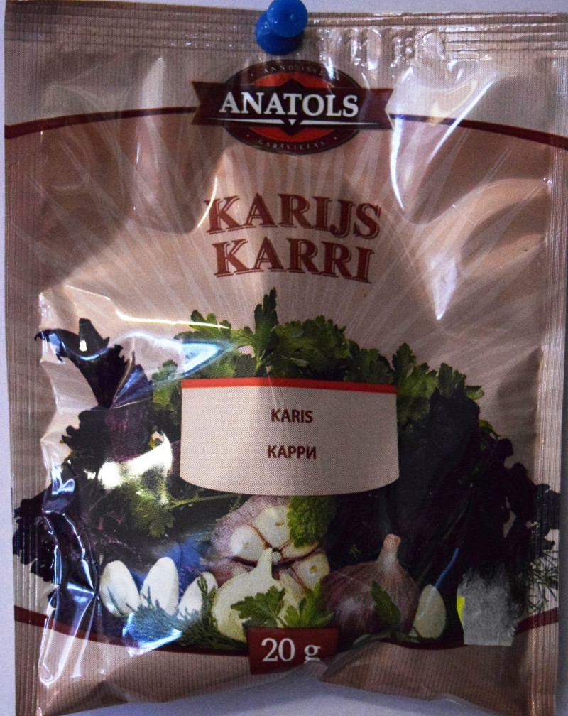 Garšviela Anatols karijs 20g (01.2027) 1/25