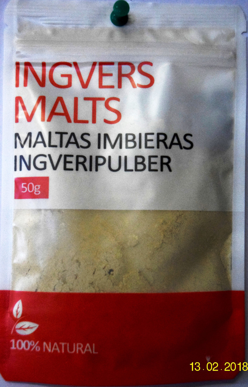 Garšviela Anatols Ingvers malts 50g 1/30 (12.2026)