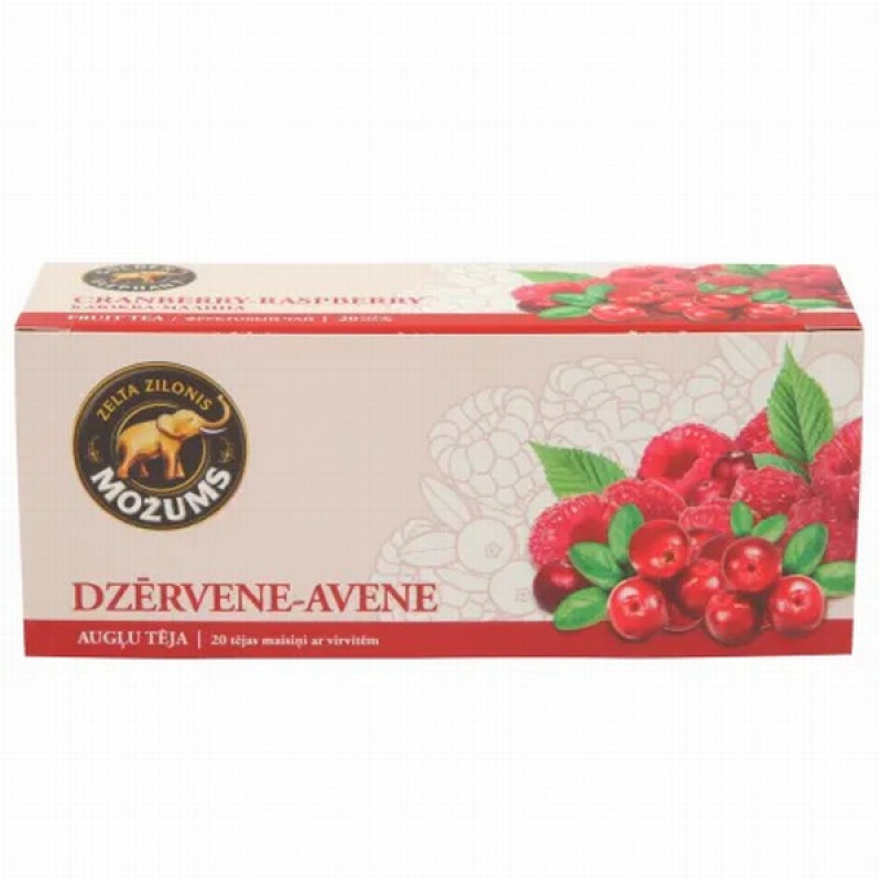 Tēja Možums dzērvene-avene 20x1.7g (07.06)