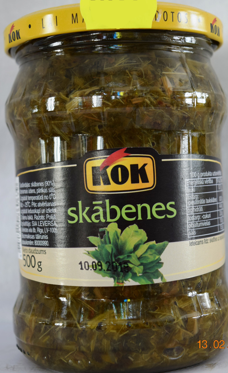 Skābenes grieztas KOK 500g 1/8 (04.09.2027) Latvija