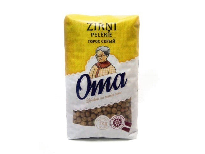 Zirņi Oma pelēkie 1kg (30.11.25)
