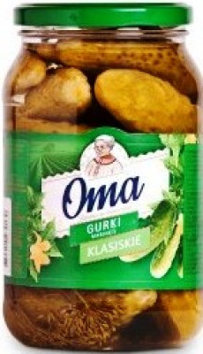 Gurķi Oma marinēti klasiskie 870g (04.10.26) PL