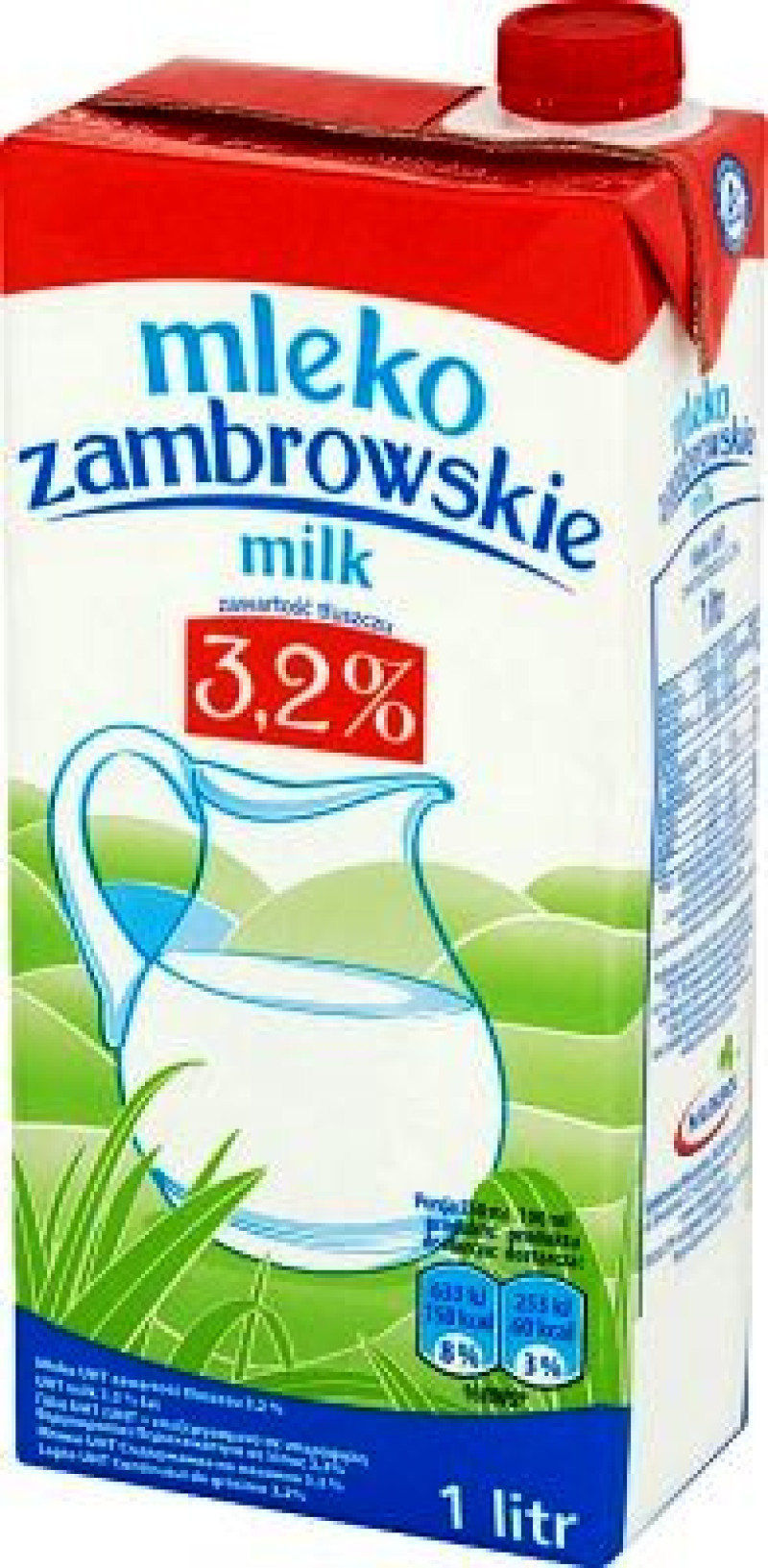 Piens Zambrowskie 3.2% 1L (13.03.26) Polija