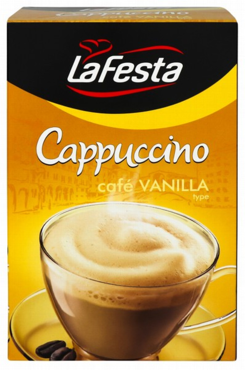 Kapučīno La Festa ar vaniļas garšu 10x12.5g (28.04.27) Polija