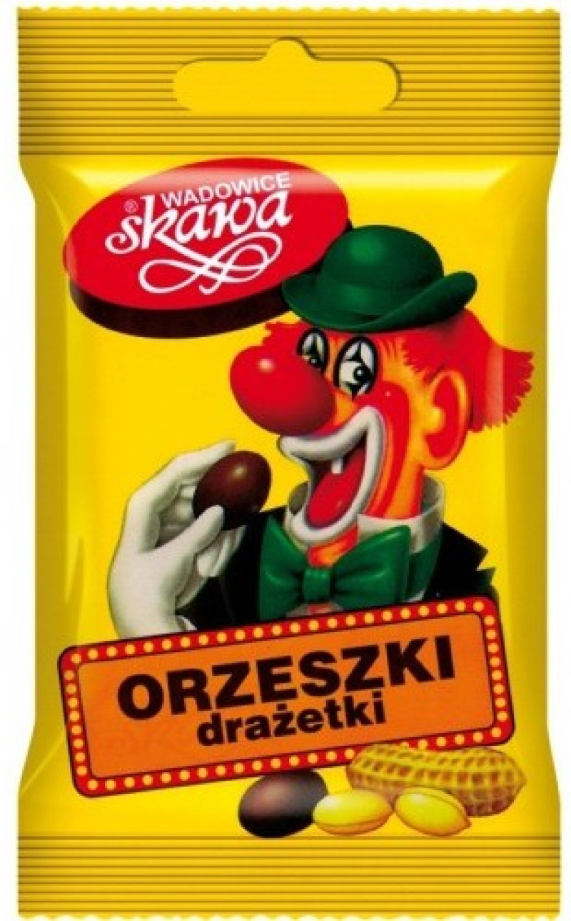 Dražejas zemesrieksti šokolādē Skawa 70g  (09.07.26) Polija