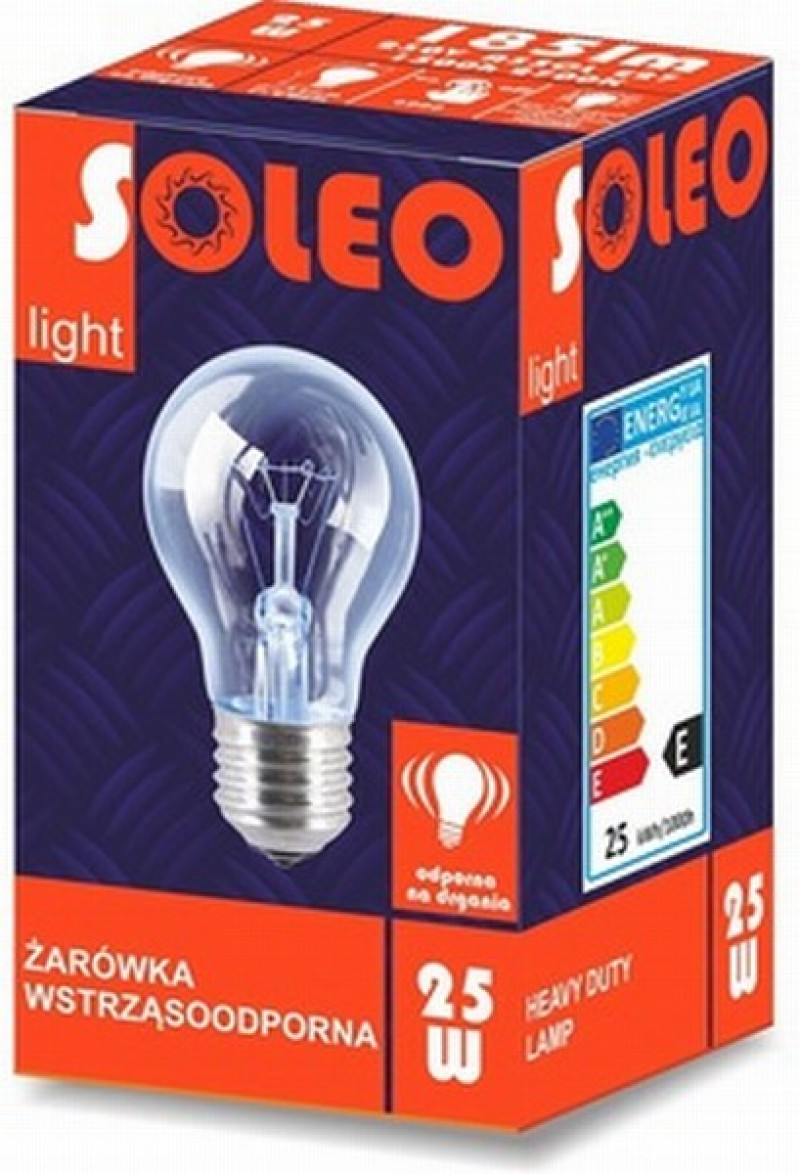 Spuldze SOLEO E27 25W 