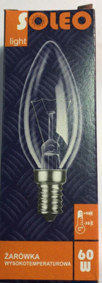 Spuldze SOLEO E14 60W mazais cokols