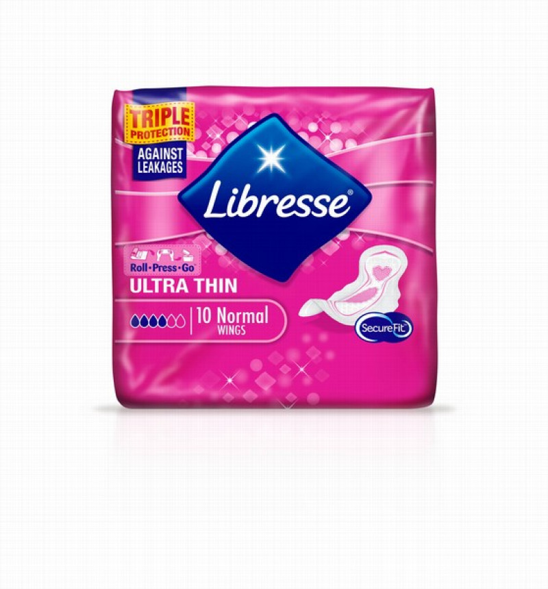 Higiēniskās paketes Libresse Invisible normal 10gb