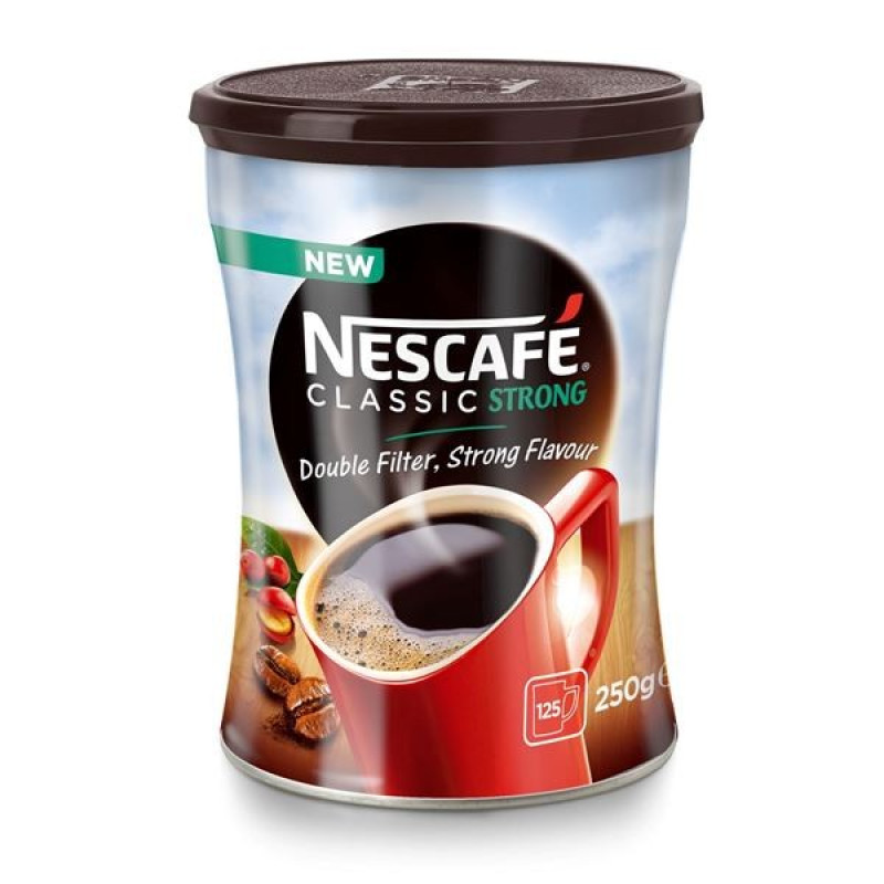Kafija šķīstošā Nescafe strong 250g (01.01.27) Brazīlija