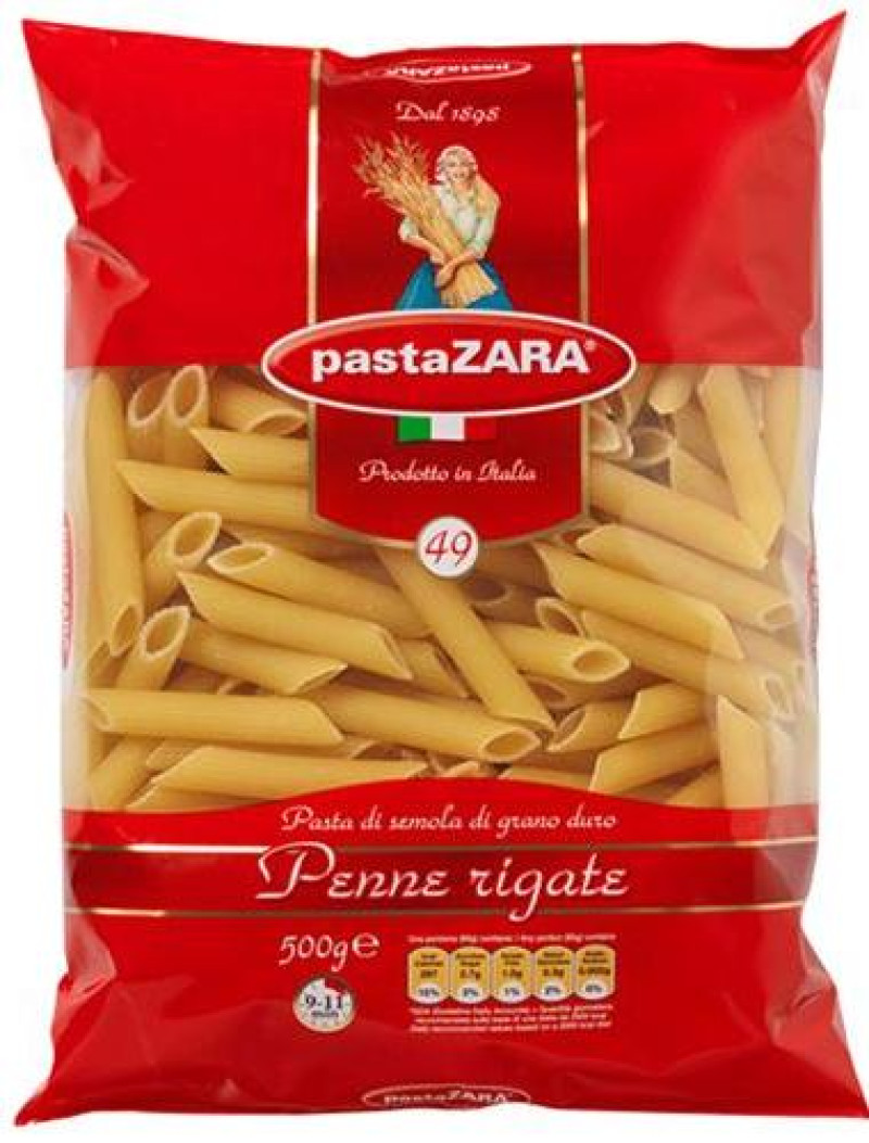 Makaroni Pasta Zara trubiņas grieztas Nr.67 500g 1/10(10.09.2026) Itālija