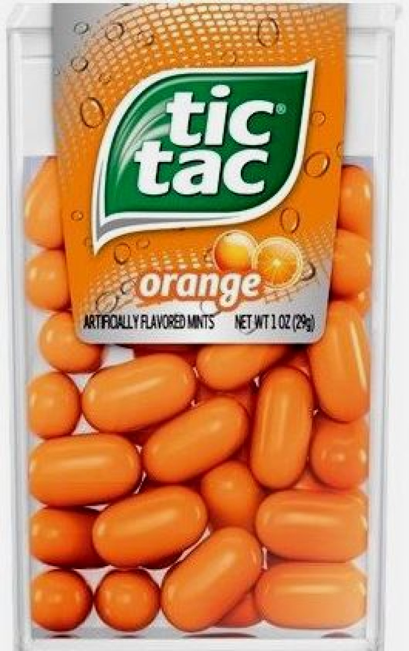 Dražejas Tic Tac apelsīnu 18g 1/24 (04.06.26) Īrija