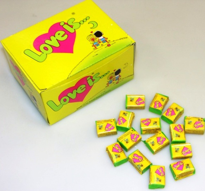 Košļājamā gumija Love is ananāss&kokoss 100gb (06.02.2026) Turcija