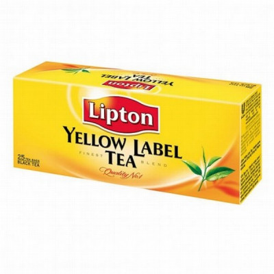 Tēja Lipton Yellow Label melnā 25x2g (28.02.27)