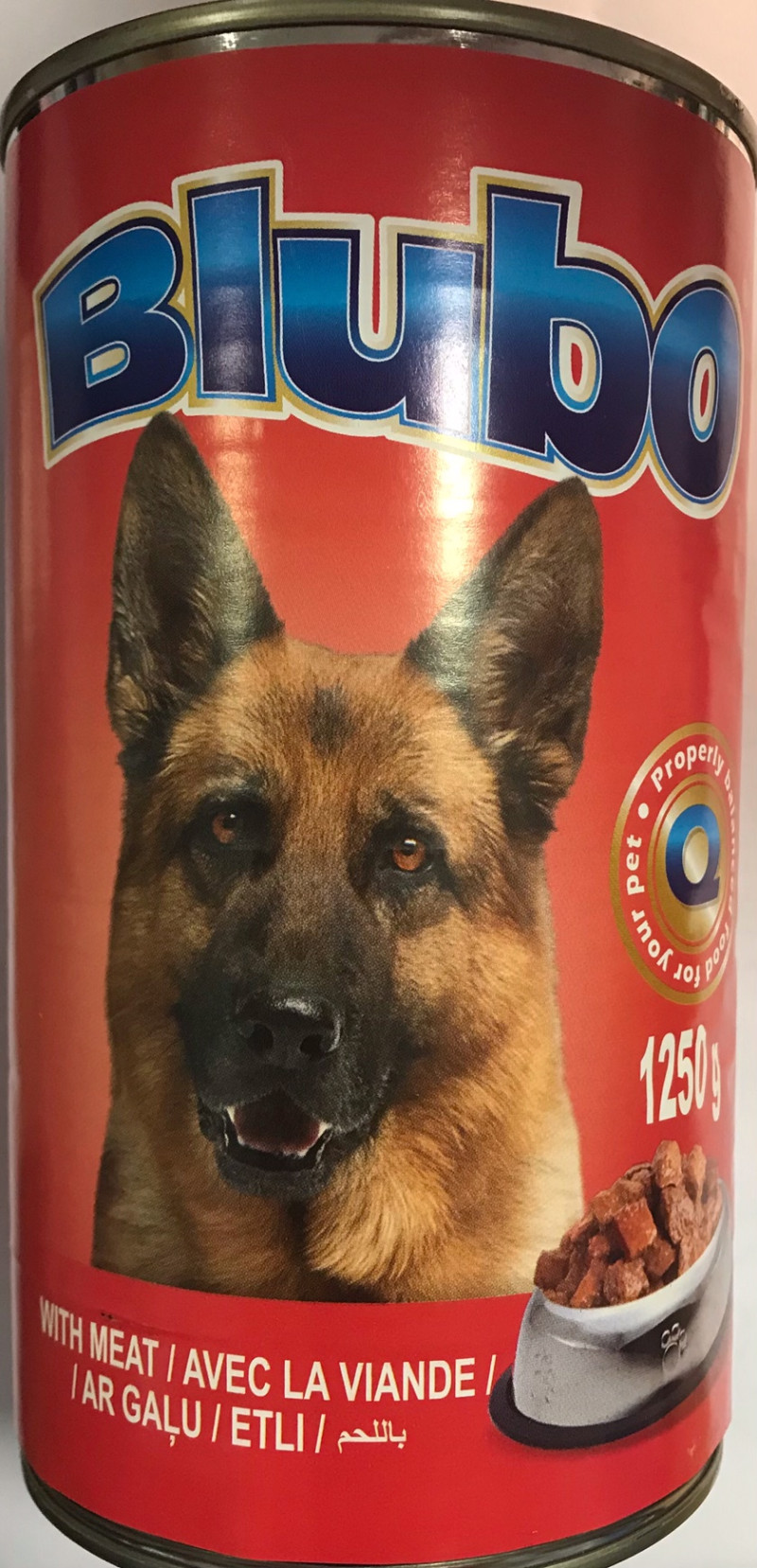 Suņu konservi Blubo ar liellopu gaļu 1.250kg (19.09.29) Polija