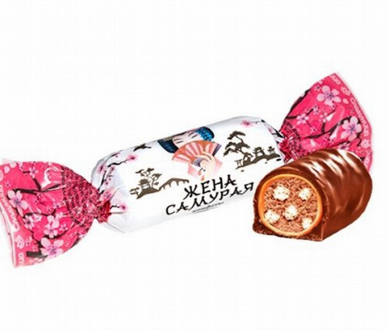 Šokolādes konfektes Samuraja sieva 1kg Sladunica (26.06.2026) Krievija