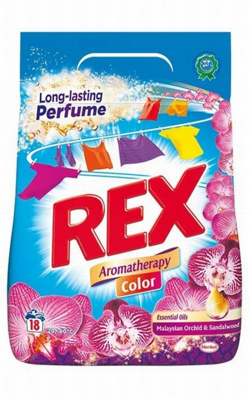 Veļas pulveris Rex aromatherapy 1.17kg (24.05.26)