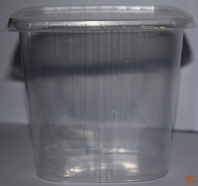 Salāttrauki plastmasas ar vākiem 0.182kg 500g 100gb