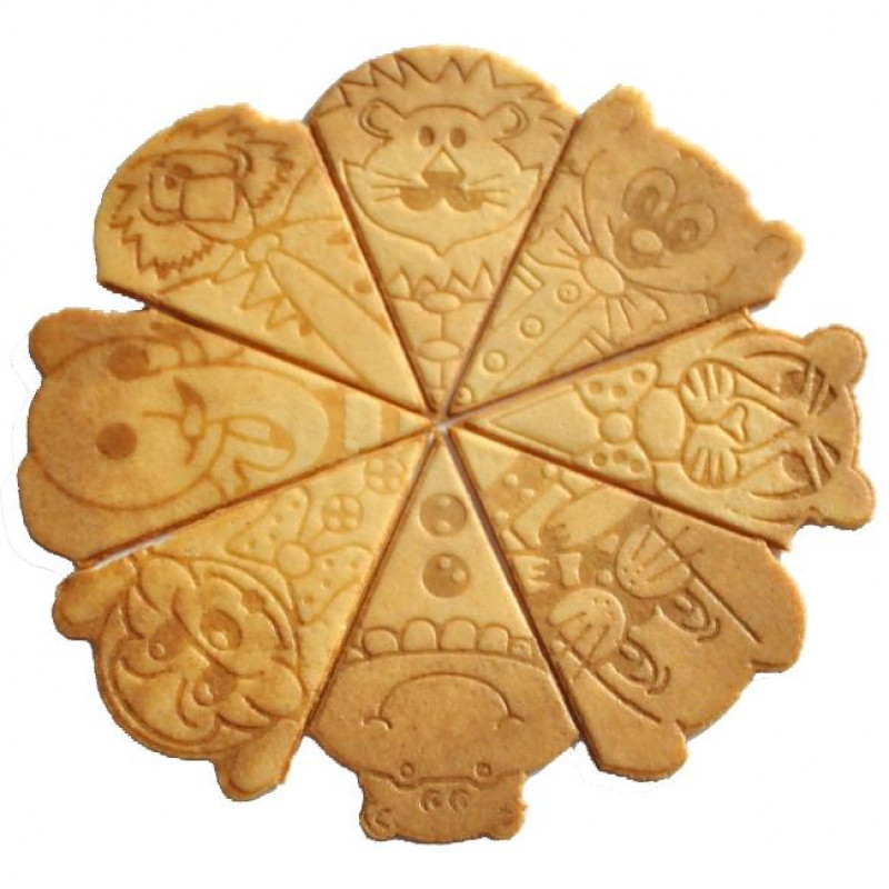 Vafeles Walmag Zoo 2kg  (13.12.26) (daudzumu norādīt kilogramos, pilna kaste) Polija