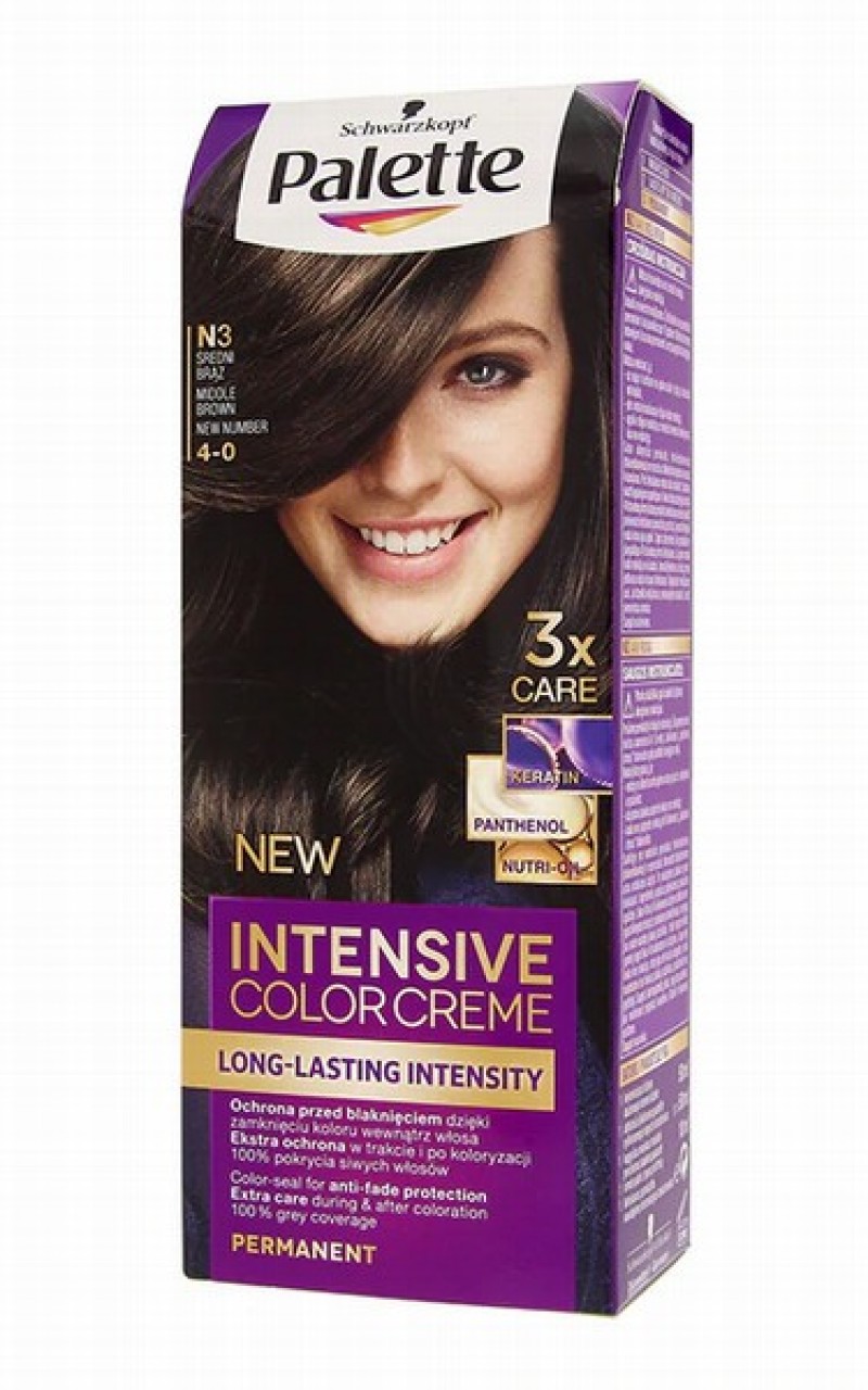 Matu krāsa Palette N3 vidēji brūns 50ml