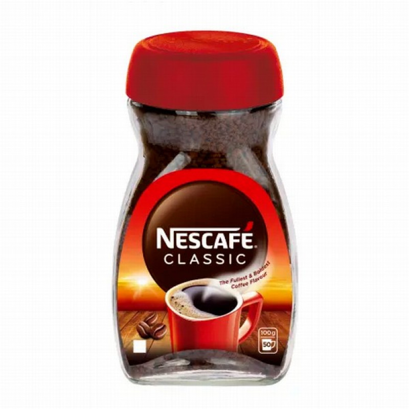 Kafija šķīstošā Nescafe classic 100g (12.25) Spānija