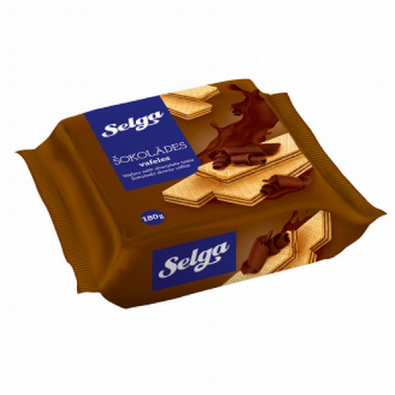 Vafeles Selga ar šokolādes garšu 180g Laima (20.10.26) Latvija