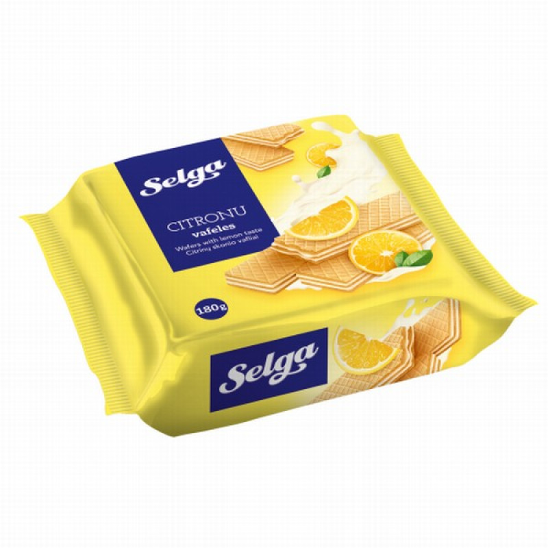 Vafeles Selga ar citronu garšu 180g (15.12.26) Latvija