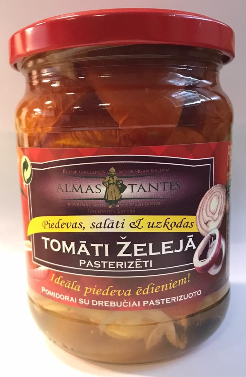 Tomāti želejā 500g Almas Tantes 1/6 (25.03.2026) LV