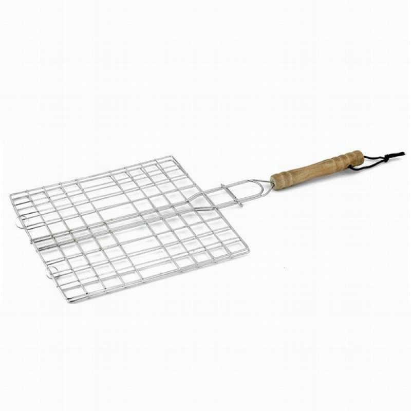 Grillrestes ar koka rokturi 20*20*40cm