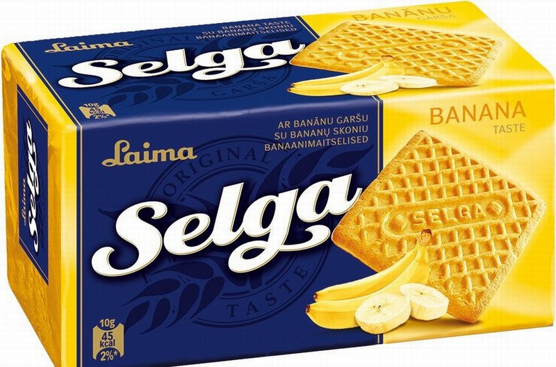 Cepumi Selga ar banānu garšu 180g (29.09.26) LV LABA CENA