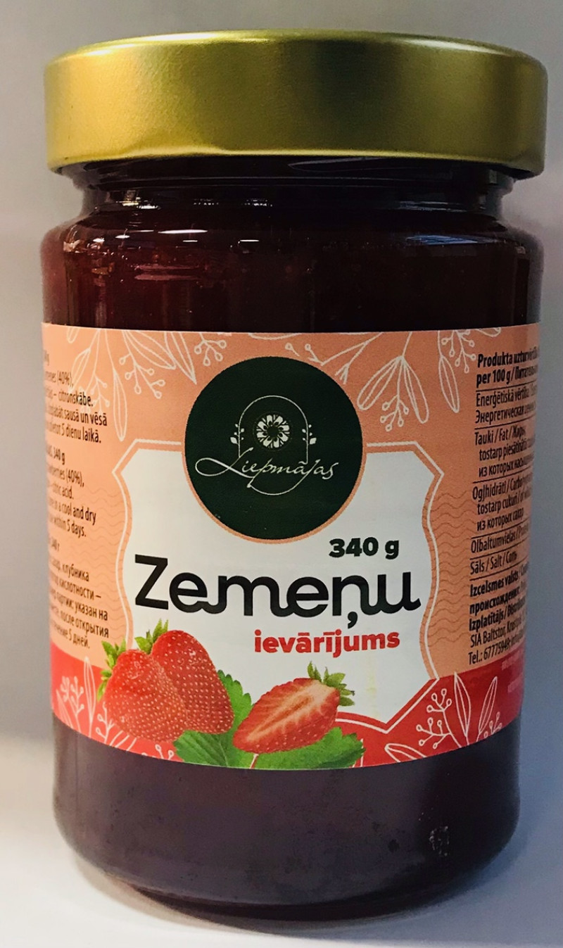 Ievārījums Liepmājas zemeņu 340g  (20.03.27) Polija