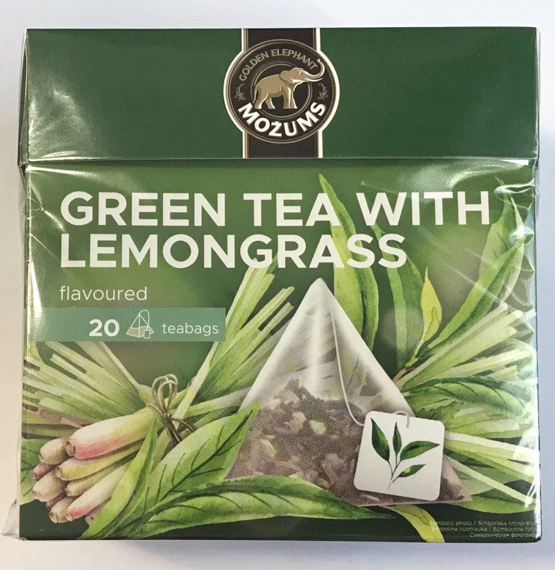 Tēja Možums Pyramids Zaļā ar citronzāli 20*2g 1/10 (03.27)