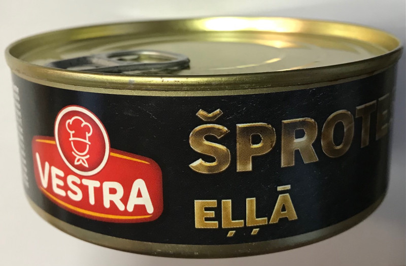 Šprotes eļļā 240g Vestra (ar attaisāmo) (12.04.2028) Latvija